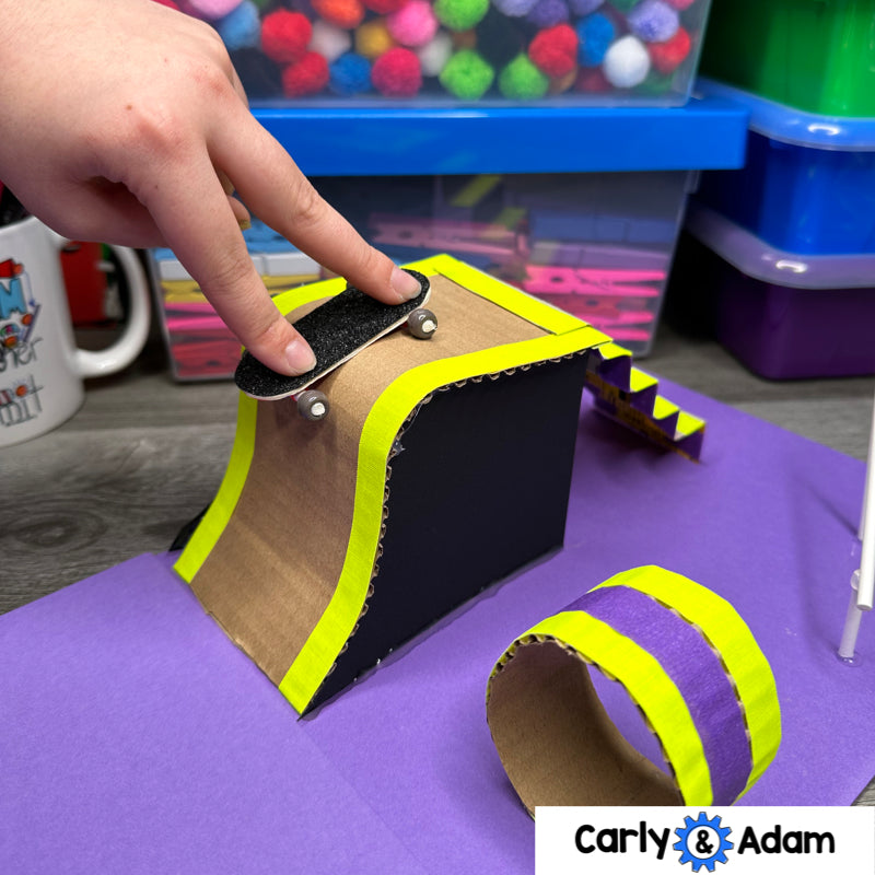 Summer Games 2024 Skateboarding STEM Activity Force and Motion Finger board — preview 11