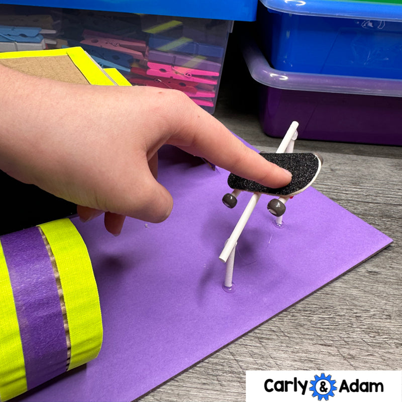 Summer Games 2024 Skateboarding STEM Activity Force and Motion Finger board — preview 12