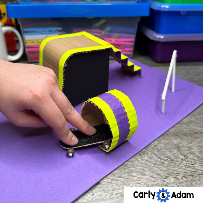 Summer Games 2024 Skateboarding STEM Activity Force and Motion Finger board — preview 13