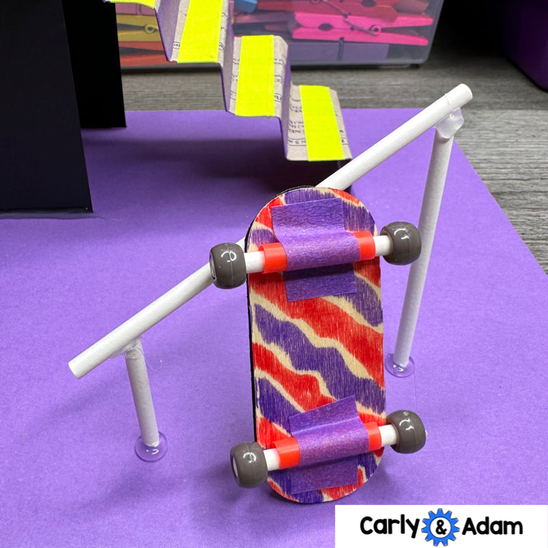 Summer Games 2024 Skateboarding STEM Activity Force and Motion Finger board — preview 14