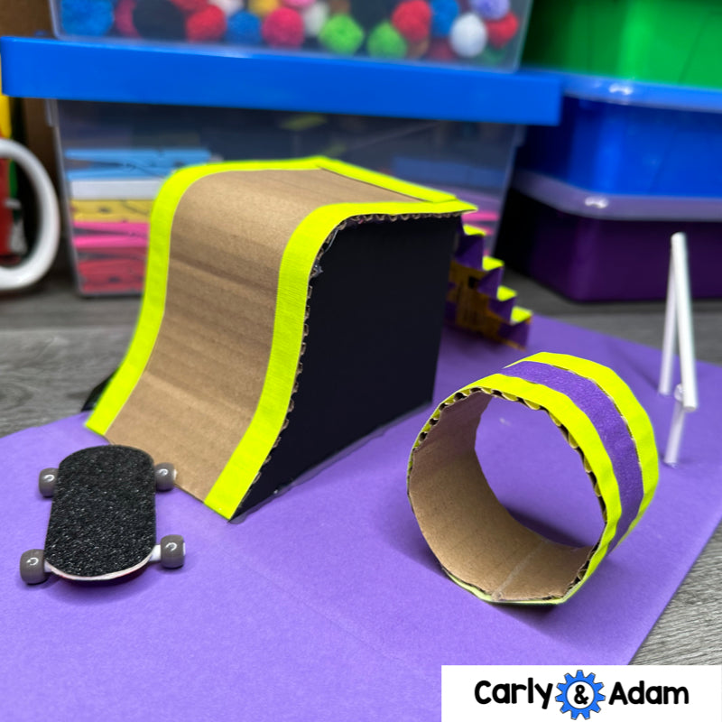 Summer Games 2024 Skateboarding STEM Activity Force and Motion Finger board — preview 15