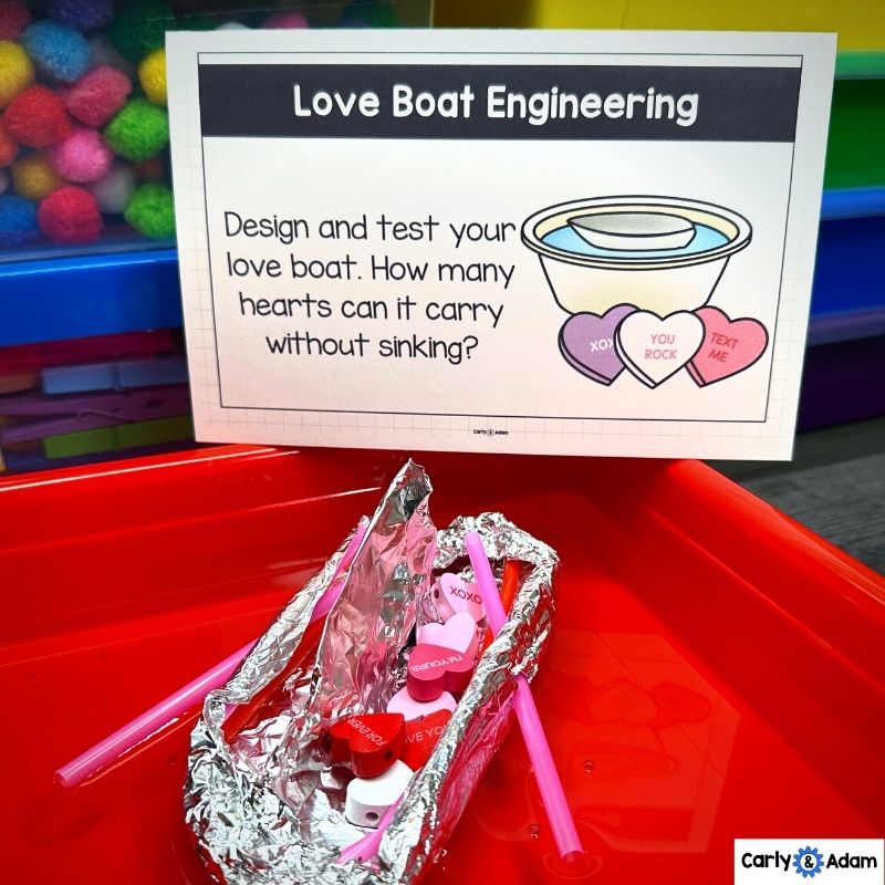 Valentine's Day STEM Centers Valentine's Cards, Creativity, Hearts, Party — preview 2