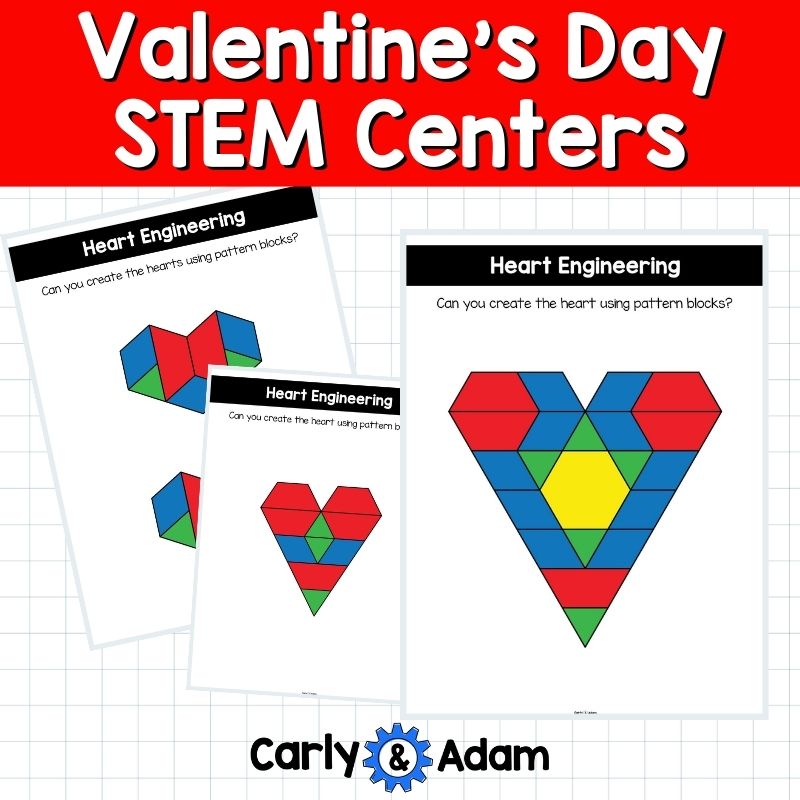 Valentine's Day STEM Centers Valentine's Cards, Creativity, Hearts, Party — preview 6