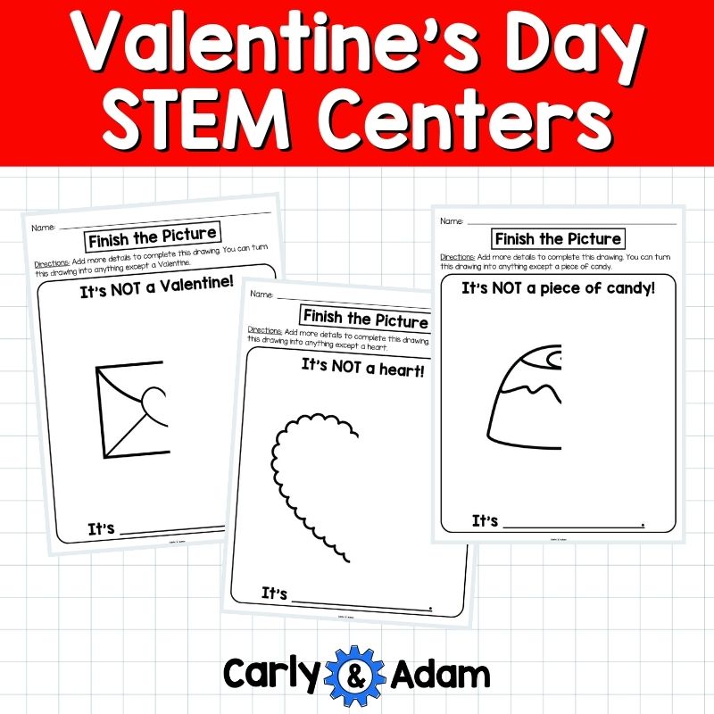 Valentine's Day STEM Centers Valentine's Cards, Creativity, Hearts, Party — preview 15