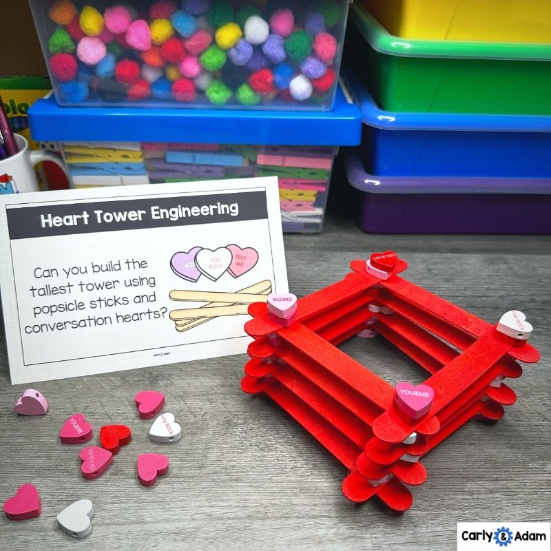 Valentine's Day STEM Centers Valentine's Cards, Creativity, Hearts, Party — preview 17