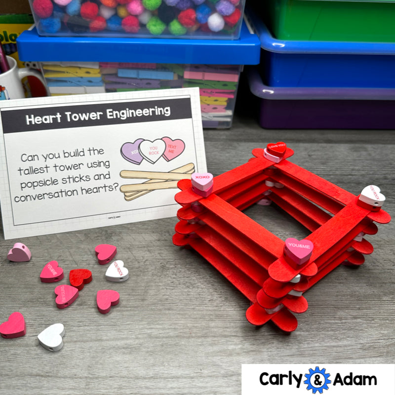 Valentine's Day STEM Centers Valentine's Cards, Creativity, Hearts, Party — preview 23