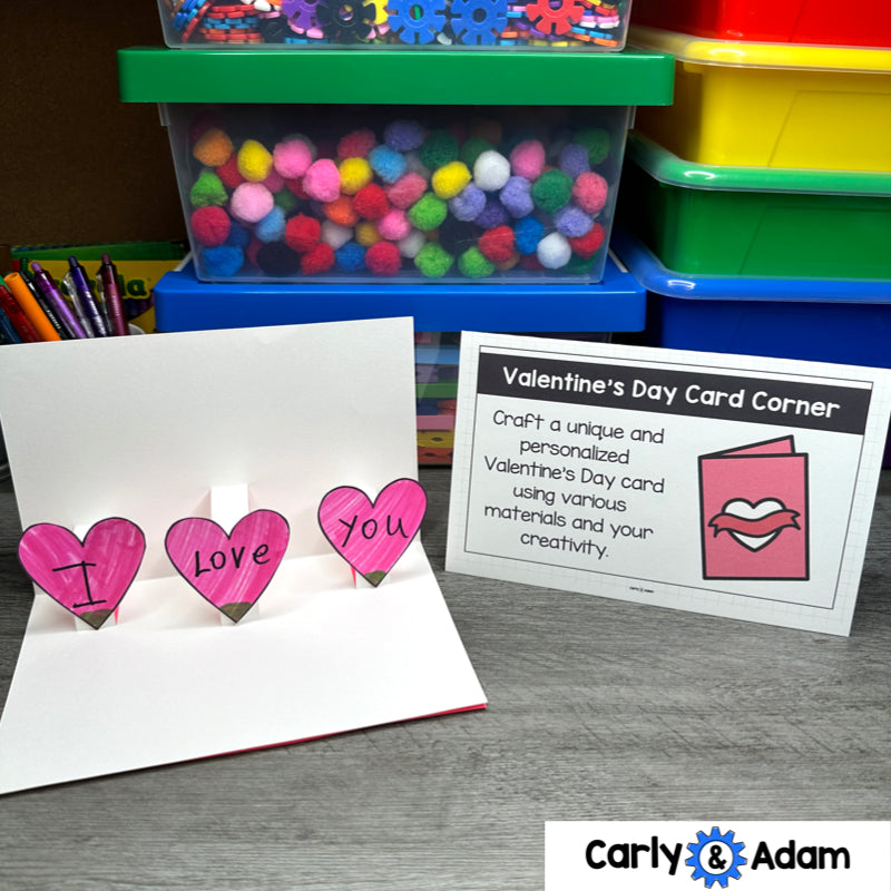 Valentine's Day STEM Centers Valentine's Cards, Creativity, Hearts, Party — preview 28