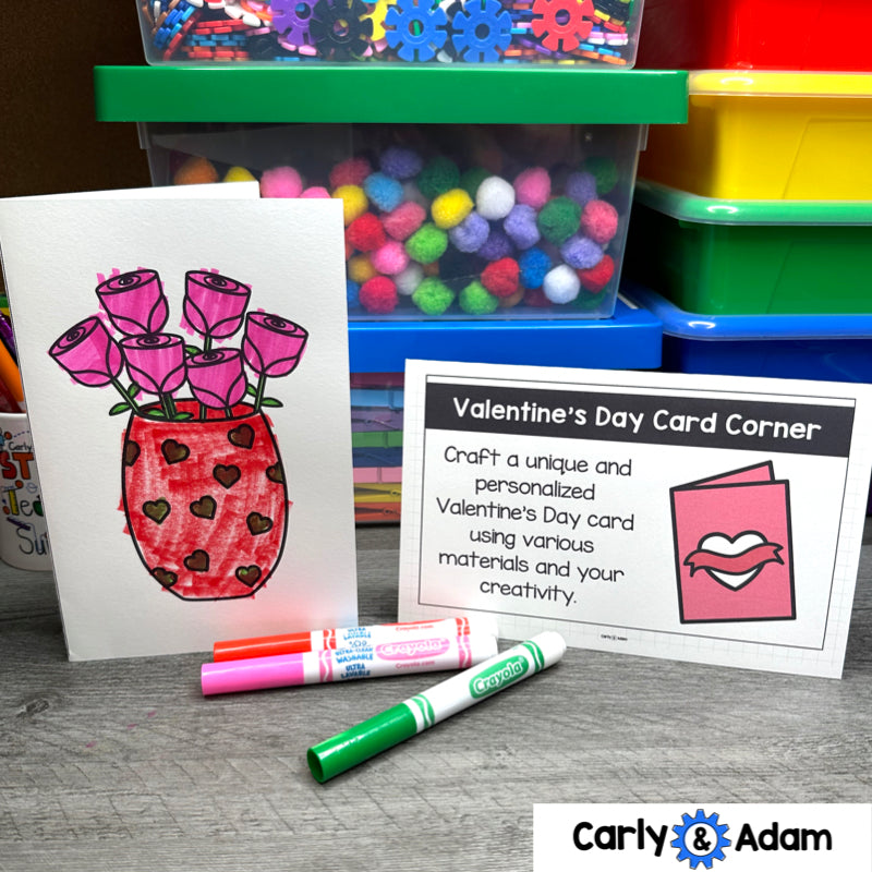 Valentine's Day STEM Centers Valentine's Cards, Creativity, Hearts, Party — preview 29