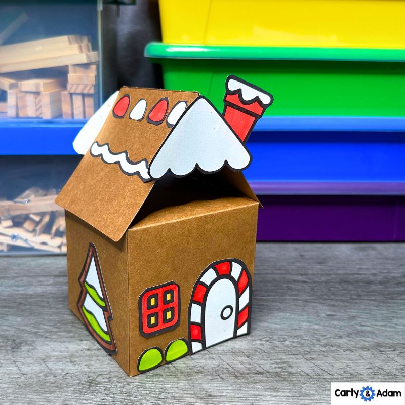 The Plan for the Gingerbread House Read Aloud Christmas STEM Activity — preview 3