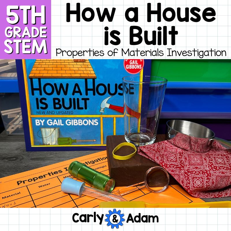 How a House is Built Read Aloud 5th Grade STEM Activity Properties of Materials — preview 1