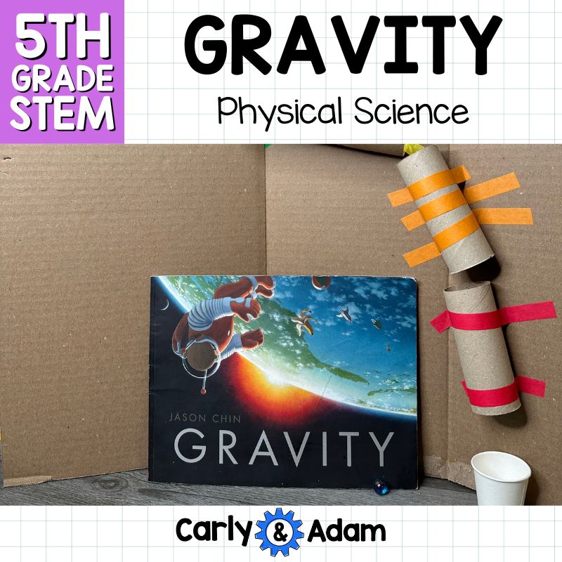 Gravity Read Aloud 5th Grade STEM Activity NGSS 5-PS2-1 (Marble Run) — preview 1
