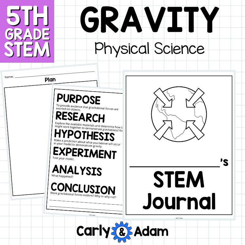Gravity Read Aloud 5th Grade STEM Activity NGSS 5-PS2-1 (Marble Run) — preview 7
