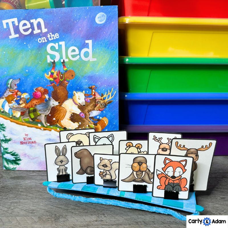 Ten on the Sled Read Aloud Winter STEM Activity — preview 5