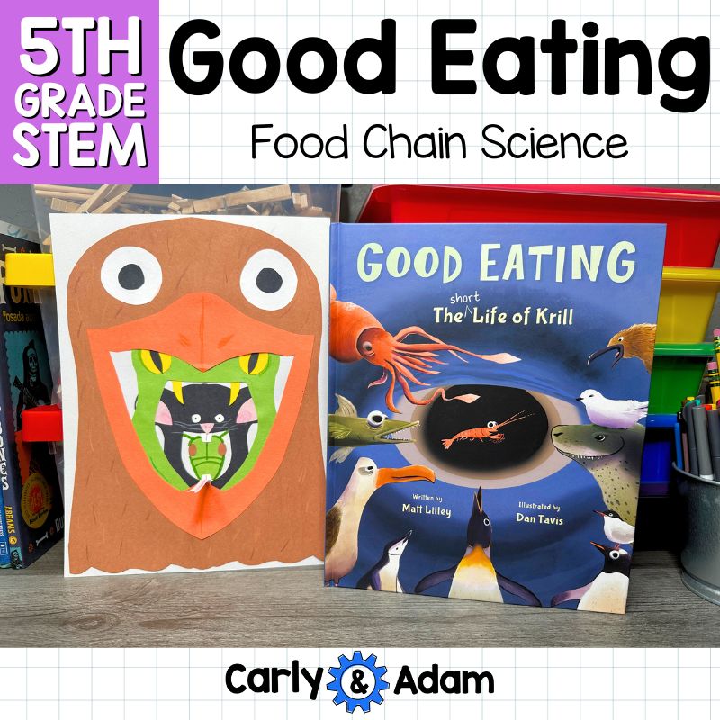 Good Eating Read Aloud 5th Grade Food Chain Science Activity 5-PS3-1 — preview 1