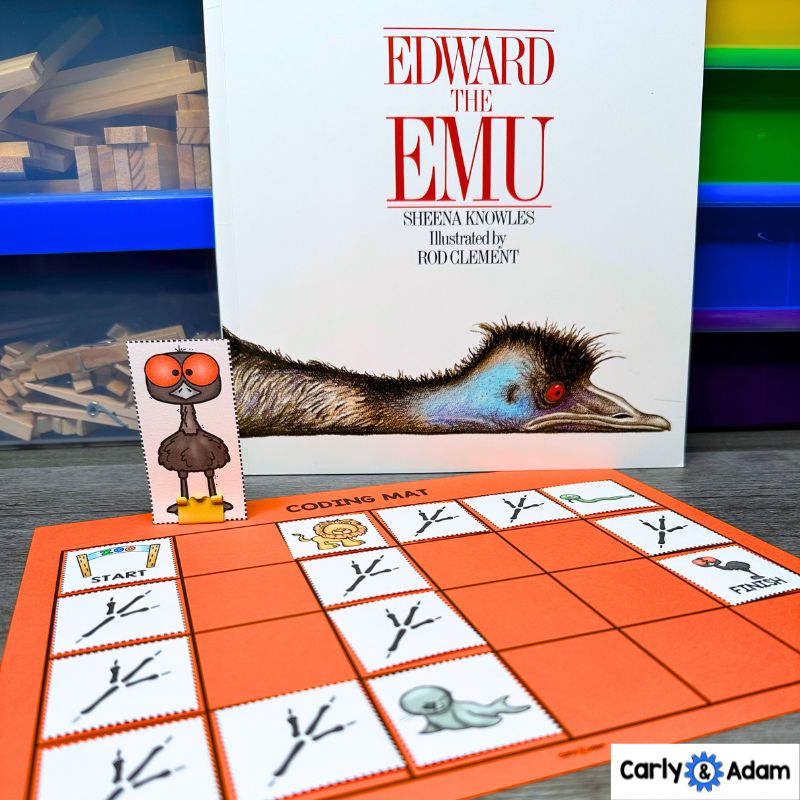 Edward the Emu Read Aloud Unplugged Coding Activity - Robots Optional — preview 3