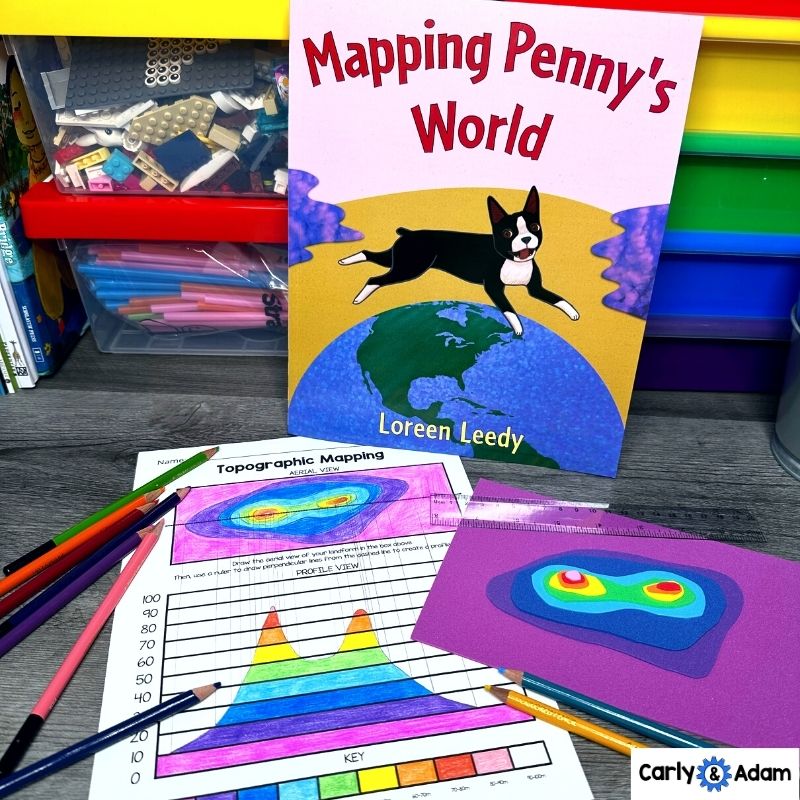4th Grade Science Mapping Penny's World Read Aloud STEM Challenge Topography — preview 3