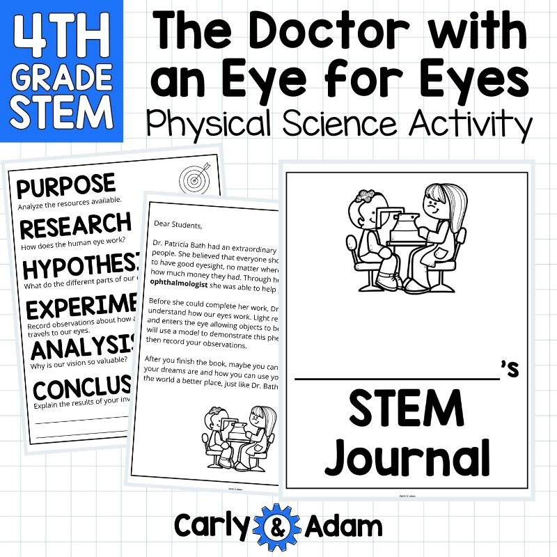 4th Grade Science The Doctor with an Eye for Eyes Read Aloud STEM Challenge — preview 7