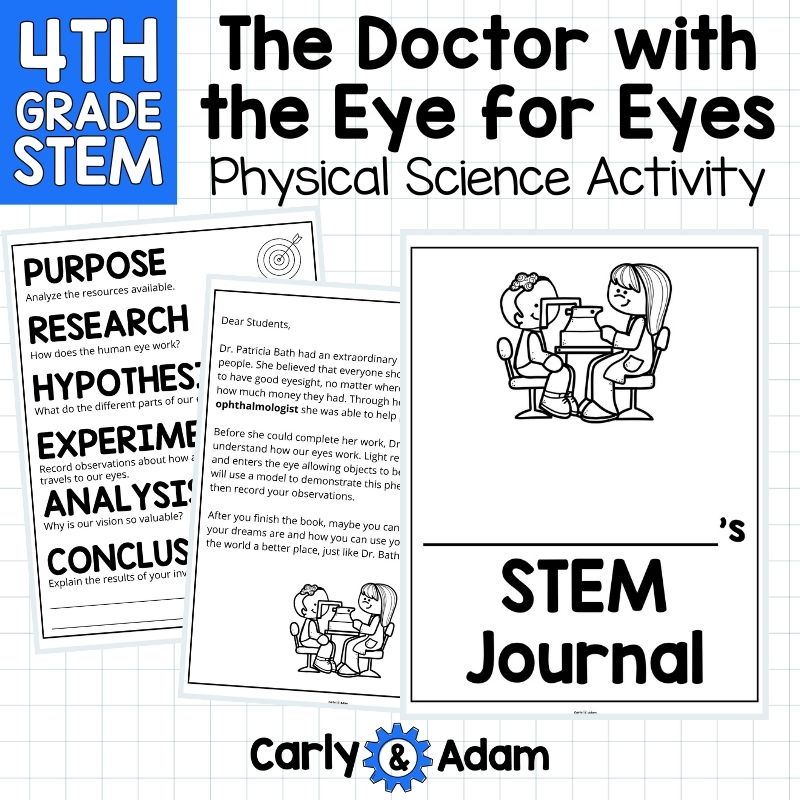 4th Grade Science The Doctor with an Eye for Eyes Read Aloud STEM Challenge — preview 16