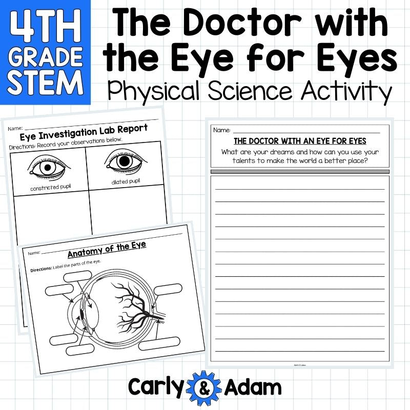 4th Grade Science The Doctor with an Eye for Eyes Read Aloud STEM Challenge — preview 18