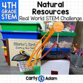 4th Grade Science Renewable and Non-renewable Resources STEM Challenge — preview 1