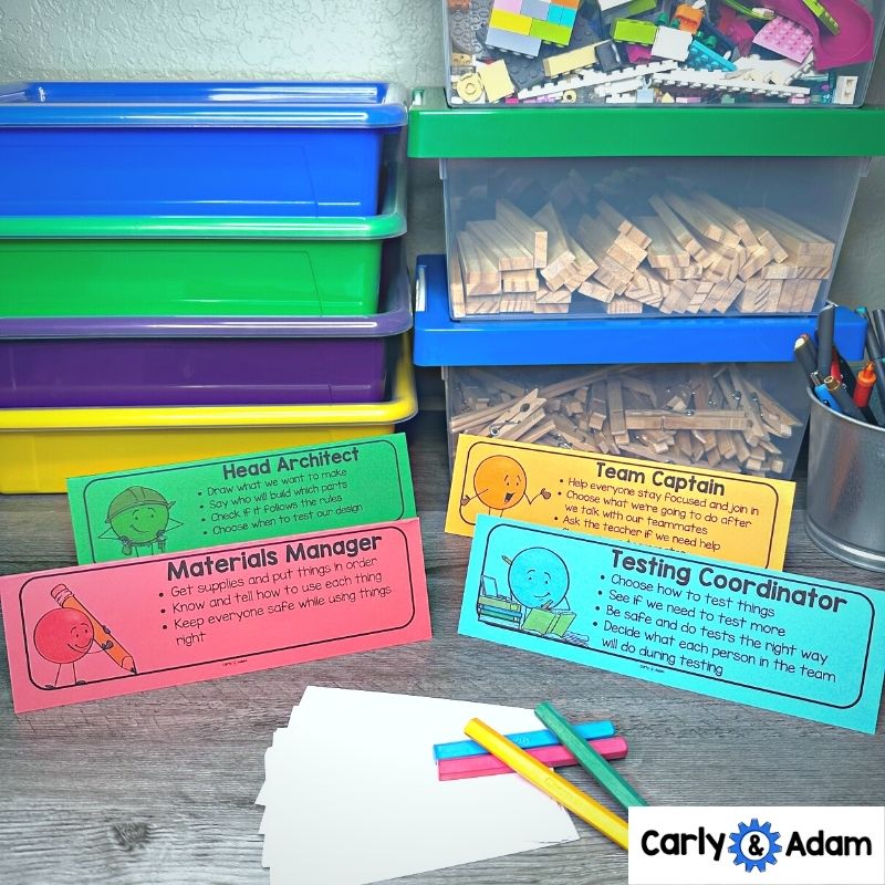 Back to School Team Building Activities STEM Challenge with Group Roles — preview 6
