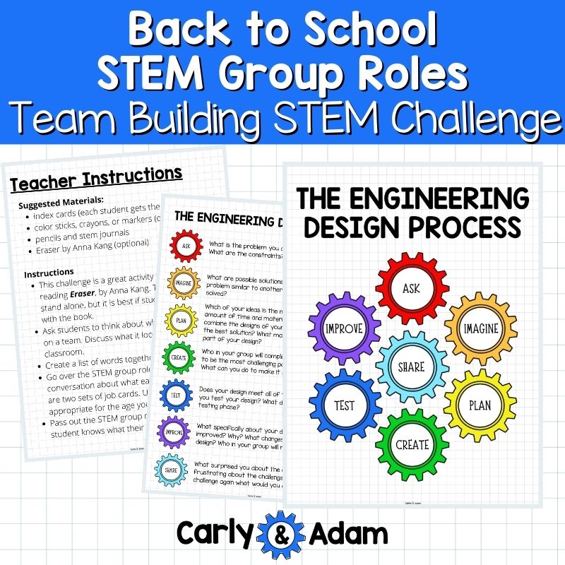 Back to School Team Building Activities STEM Challenge with Group Roles — preview 7