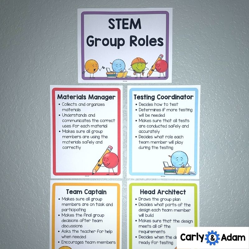 Back to School Team Building Activities STEM Challenge with Group Roles — preview 10