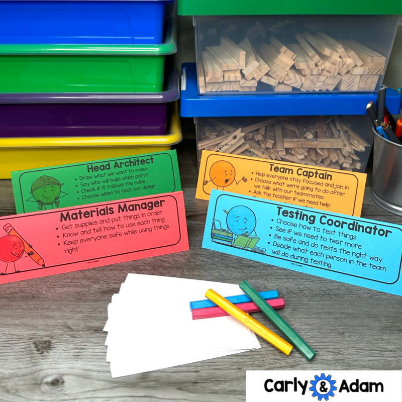 Back to School Team Building Activities STEM Challenge with Group Roles — preview 13