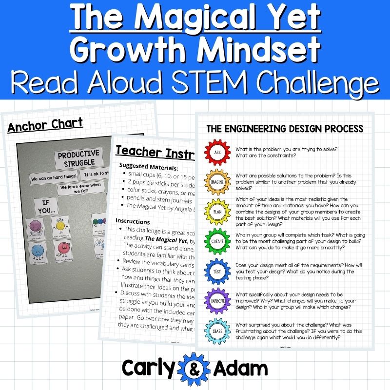 Growth Mindset Activity The Magical Yet STEM Productive Struggle Cup Stacking — preview 6