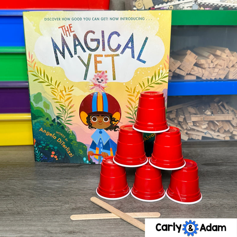 Growth Mindset Activity The Magical Yet STEM Productive Struggle Cup Stacking — preview 11