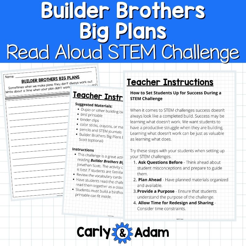 Builder Brothers Big Plans Read Aloud STEM Challenge — preview 5