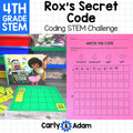 4th Grade Coding Activity Rox's Secret Code Read Aloud STEM Challenge — preview 1