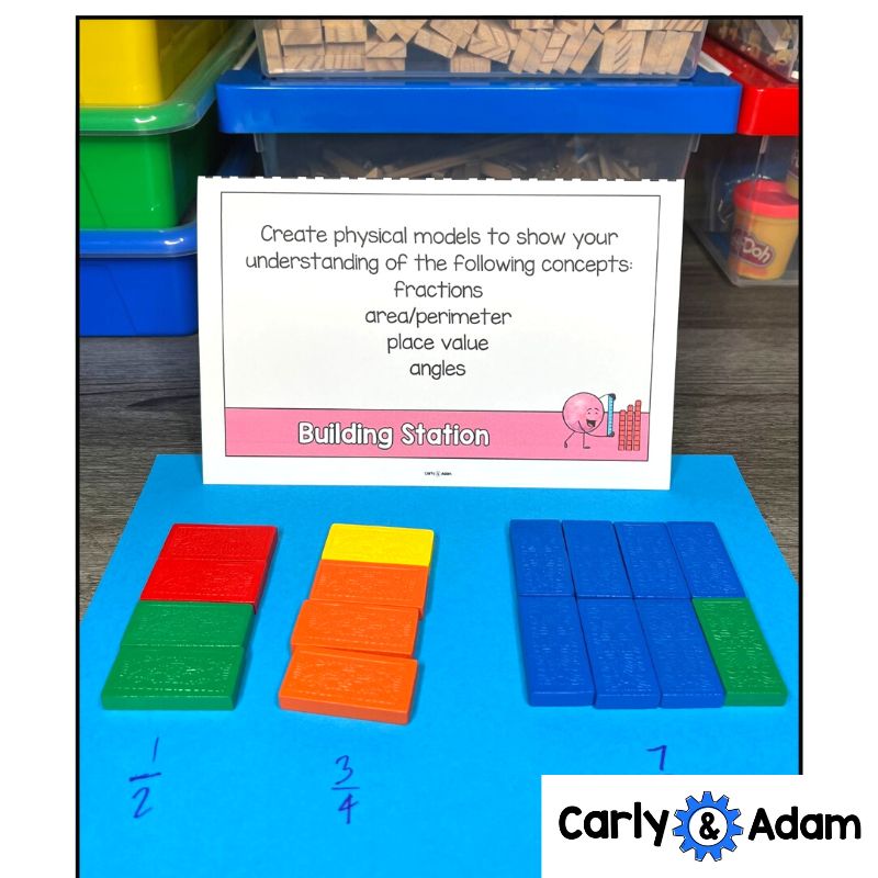 Intro to 4th Grade Math Lesson, Math About Me, Math Procedures, and Math Centers — preview 15