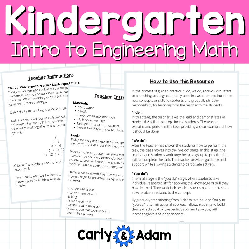 Intro to Kindergarten Math Counting and Numbers Math About Me Lesson — preview 10