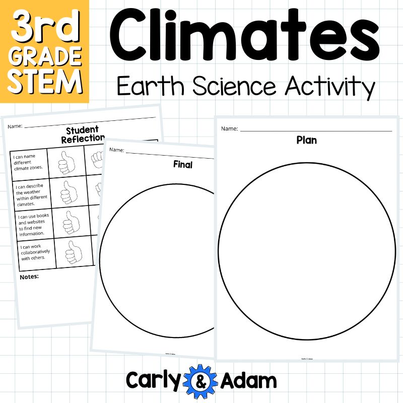 Climate Zones 3rd Grade STEM Activity Science Lesson — preview 11