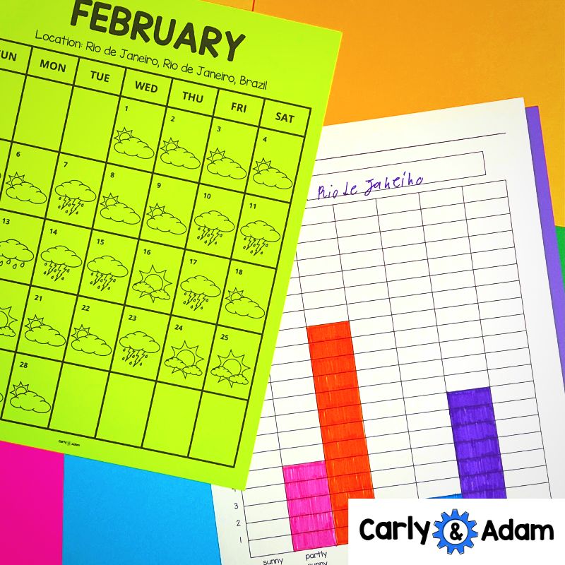Weather Forecasting Graphs and Charts 3rd Grade STEM Activity NGSS 3-ESS2-1 — preview 5