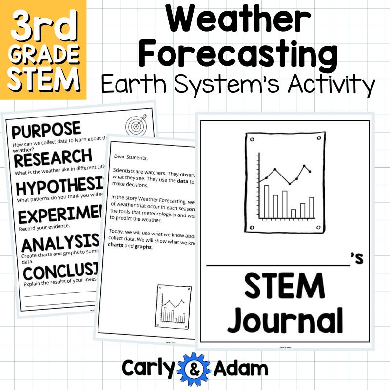 Weather Forecasting Graphs and Charts 3rd Grade STEM Activity NGSS 3-ESS2-1 — preview 6