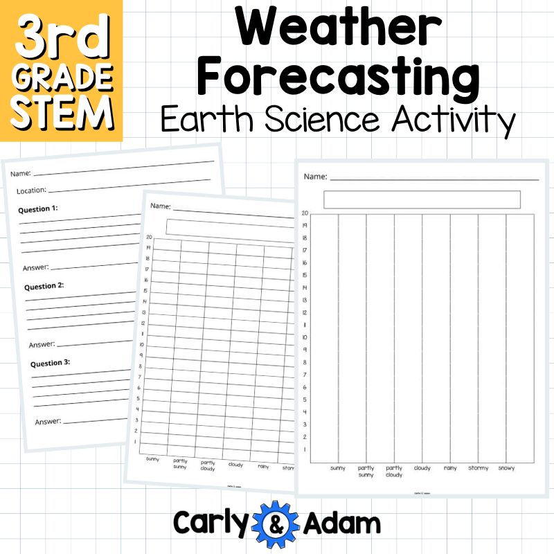 Weather Forecasting Graphs and Charts 3rd Grade STEM Activity NGSS 3-ESS2-1 — preview 11
