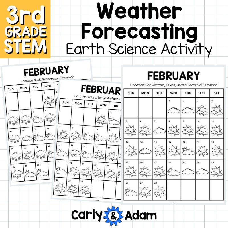 Weather Forecasting Graphs and Charts 3rd Grade STEM Activity NGSS 3-ESS2-1 — preview 13