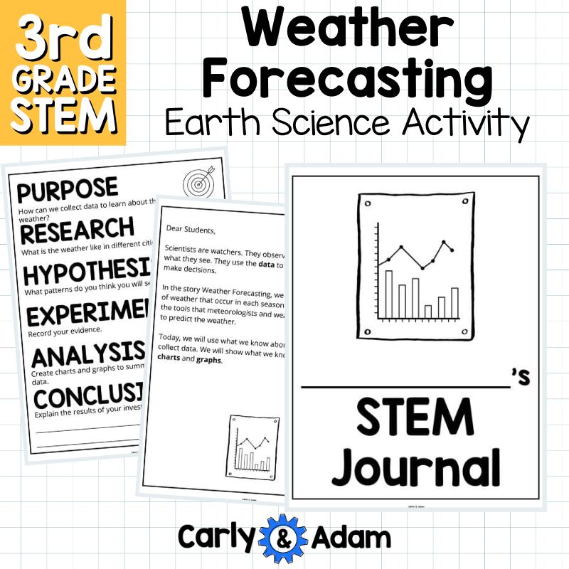 Weather Forecasting Graphs and Charts 3rd Grade STEM Activity NGSS 3-ESS2-1 — preview 16