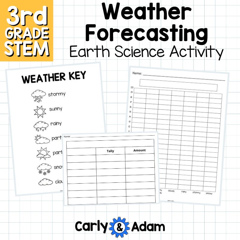 Weather Forecasting Graphs and Charts 3rd Grade STEM Activity NGSS 3-ESS2-1 — preview 17