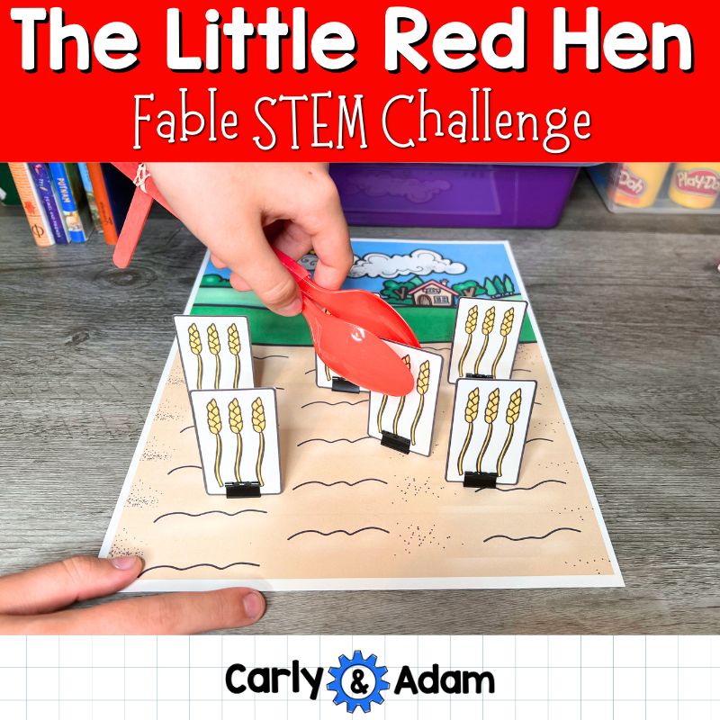 The Little Red Hen Fable STEM Activity — preview 1