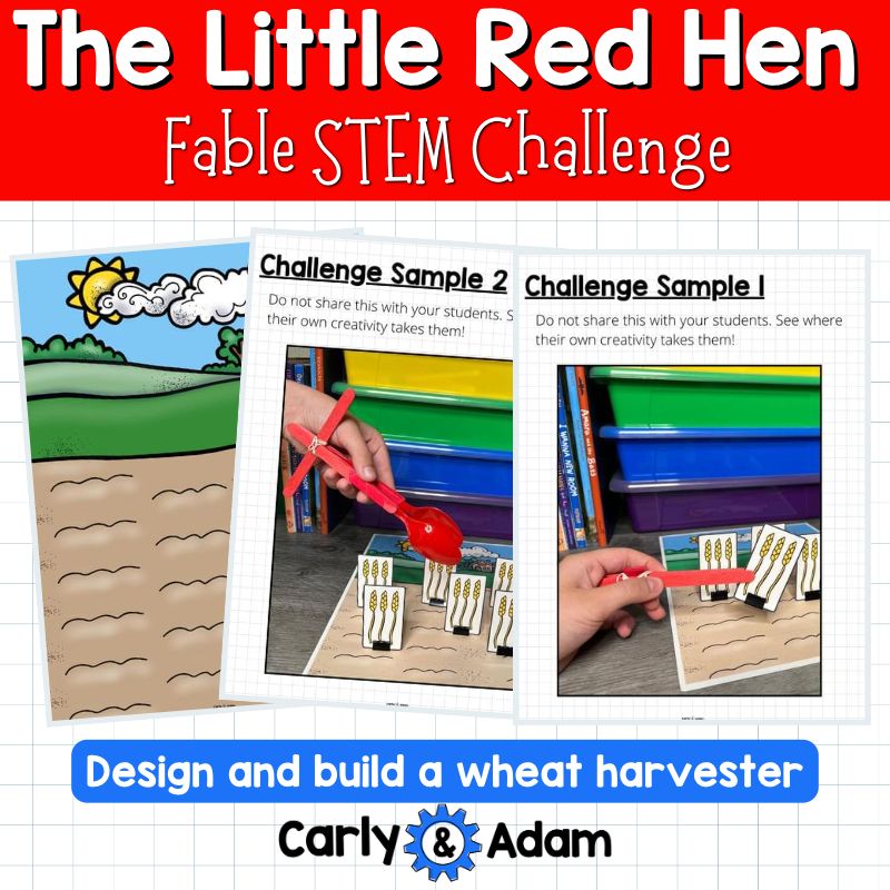 The Little Red Hen Fable STEM Activity — preview 9