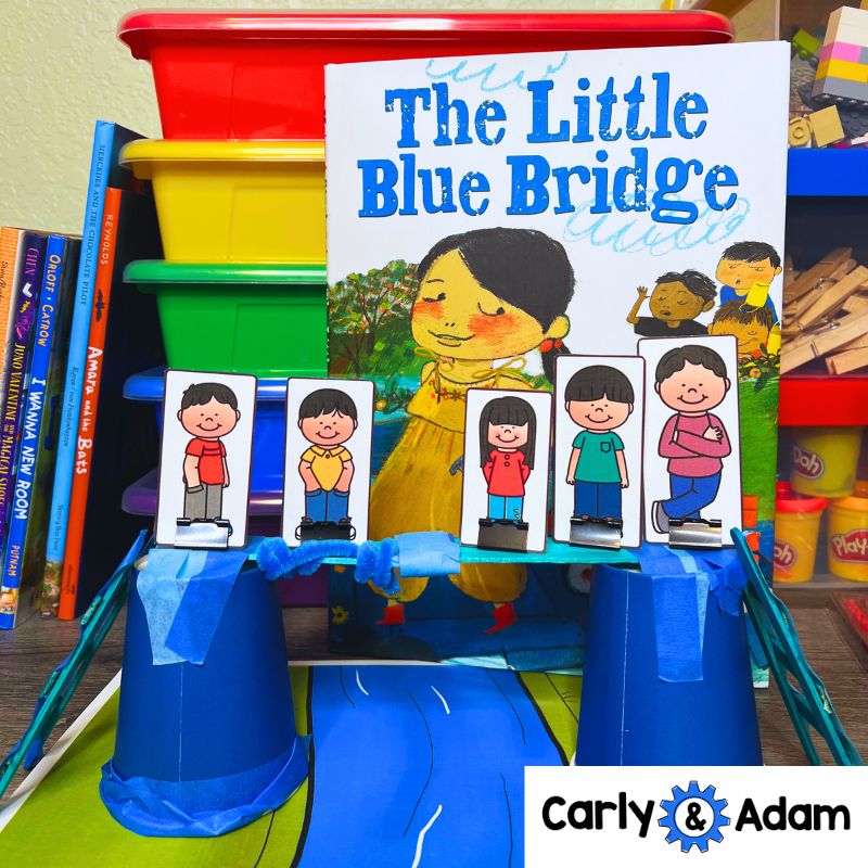 The Little Blue Bridge Fractured Fairy Tale STEM Activity Engineering Science — preview 5