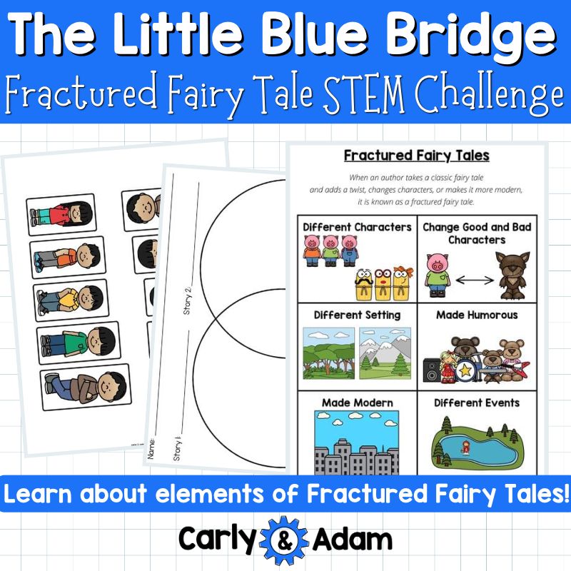The Little Blue Bridge Fractured Fairy Tale STEM Activity Engineering Science — preview 9