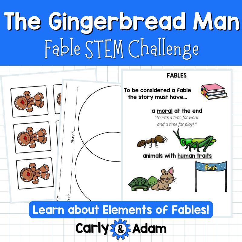The Gingerbread Man Fable STEM Activity — preview 3