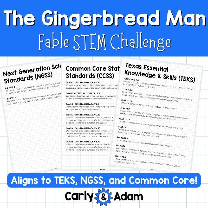 The Gingerbread Man Fable STEM Activity — preview 4