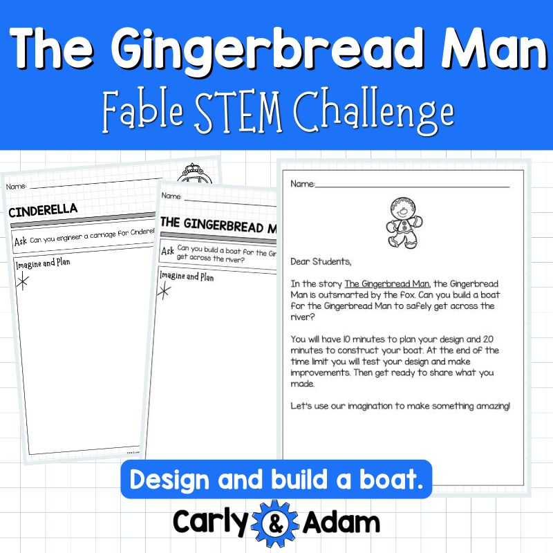 The Gingerbread Man Fable STEM Activity — preview 6