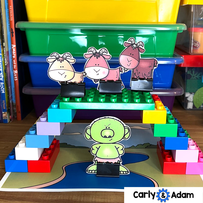 The 3 Billy Goats Gruff Fairy Tale STEM Activity — preview 3