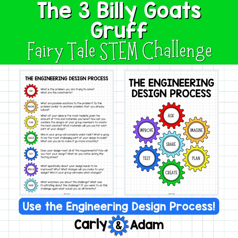 The 3 Billy Goats Gruff Fairy Tale STEM Activity — preview 4
